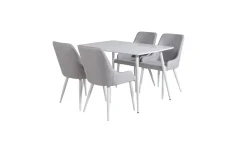 Polar Matgrupp 120 cm Rektangulär med 4 Plaza stolar