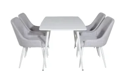 Polar Matgrupp 120 cm Rektangulär med 4 Plaza stolar