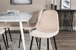 Polar Matgrupp 120 cm Rektangulär med 4 Polar stolar