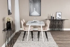 Polar Matgrupp 120 cm Rektangulär med 4 Polar stolar