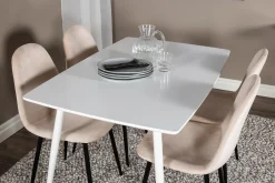 Polar Matgrupp 120 cm Rektangulär med 4 Polar stolar