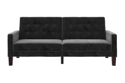 Porter 2-sits Bäddsoffa Sammet/Grå