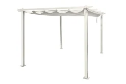 Porto Stor Pergola 4x3 m i aluminium med tak