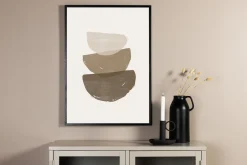 Poster Brush strokes 70x100 cm