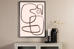 Poster Line art 70x100 cm