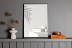 Poster White Box 50x70 cm