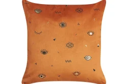 Prydnadskuddar Aeonium set om 2 Orange/svart