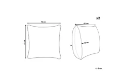 Prydnadskuddar Candytuft set om 2