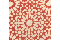 Prydnadskuddar Ceiba Röd/beige