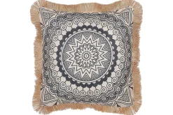 Prydnadskuddar Geranium set om 2 Beige/svart