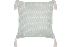 Prydnadskuddar Hakone set om 2 Grön/beige, Fyrkantig