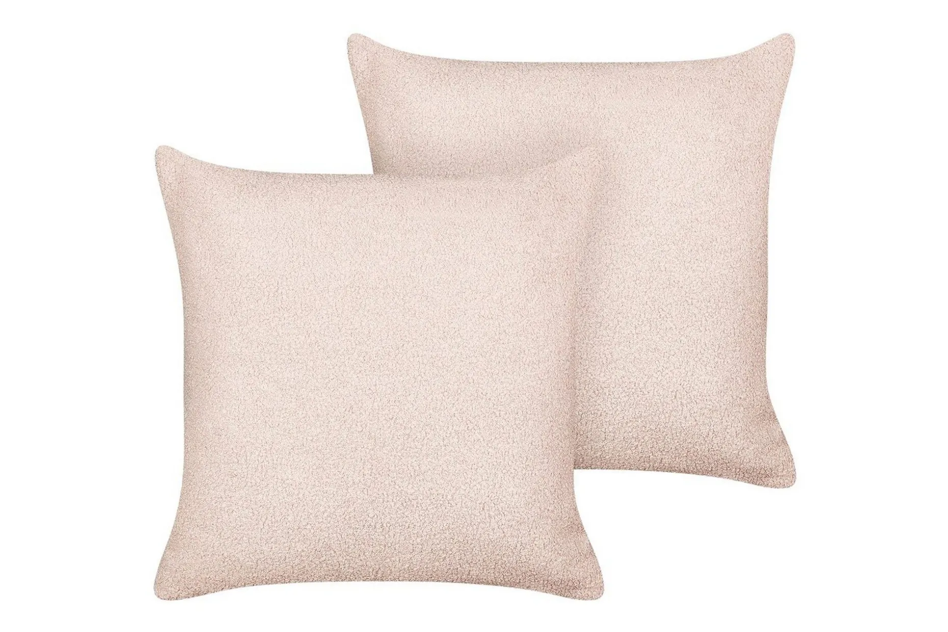 Prydnadskuddar Leuzea set om 2 Rosa, 45x45 cm