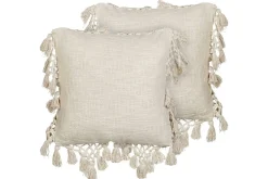 Prydnadskuddar Olearia set om 2 Beige