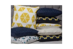 Prydnadskuddar Pansy set om 2