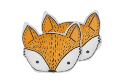 Prydnadskuddar Vadodara set om 2 Orange/Vit/Svart
