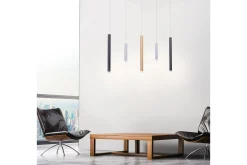PURE-GEMIN Pendellampa, aluminium 100x200 cm