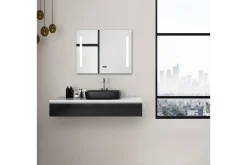 Purnuvara Badrumsspegel 80x60 cm LED-belysning