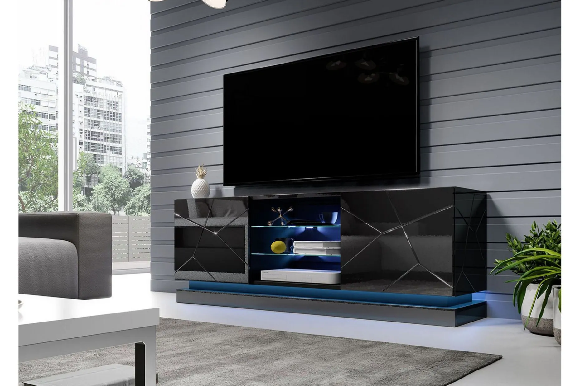 Qiu Tv-bänk 160 cm