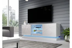 Qiu TV-bänk 40x160 cm LED-belysning