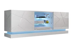 Qiu TV-bänk 40x160 cm LED-belysning