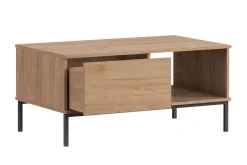 Querty Soffbord 100 cm med Förvaring Hylla + Låda