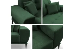 Rapale 3-sits Soffa med Divan Höger med Kuddar