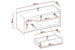 Rathmore Tv-skåp 110 cm