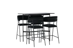 Rax Matgrupp 120 cm Rektangulär med 4 Lui stolar
