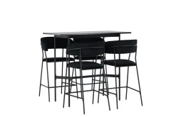 Rax Matgrupp 120 cm Rektangulär med 4 Lui stolar