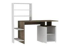 Raymer Skrivbord 146 cm med Förvaring Hyllor + Skåp