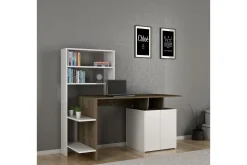Raymer Skrivbord 146 cm med Förvaring Hyllor + Skåp