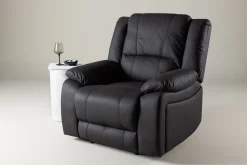 Reclinerfåtölj Comfort Living Singapore Reclinerfåtölj Svart Black