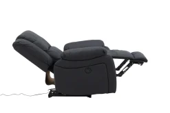 Reclinerfåtölj Comfort Living Singapore Reclinerfåtölj Svart Black