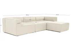 Redlands Soffa med Divan 3-sits