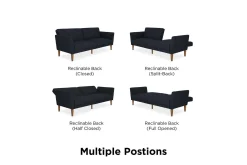 Regal 2-sits Bäddsoffa Marinblå