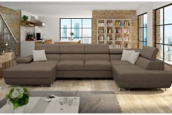 Reginia Bäddsoffa m. Divan och Schäslong Förvaring 4-sits