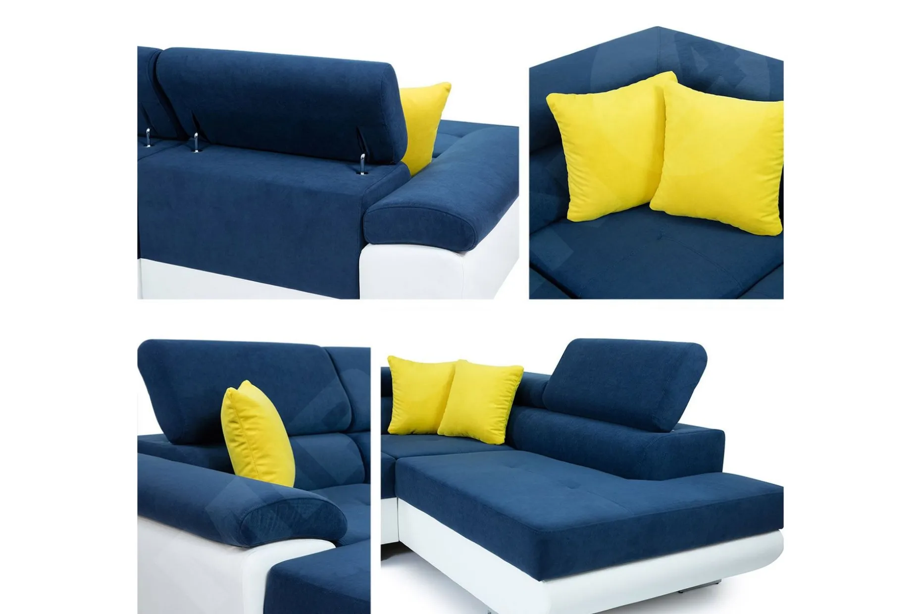 Reginia Bäddsoffa m. Divan och Schäslong Förvaring 4-sits