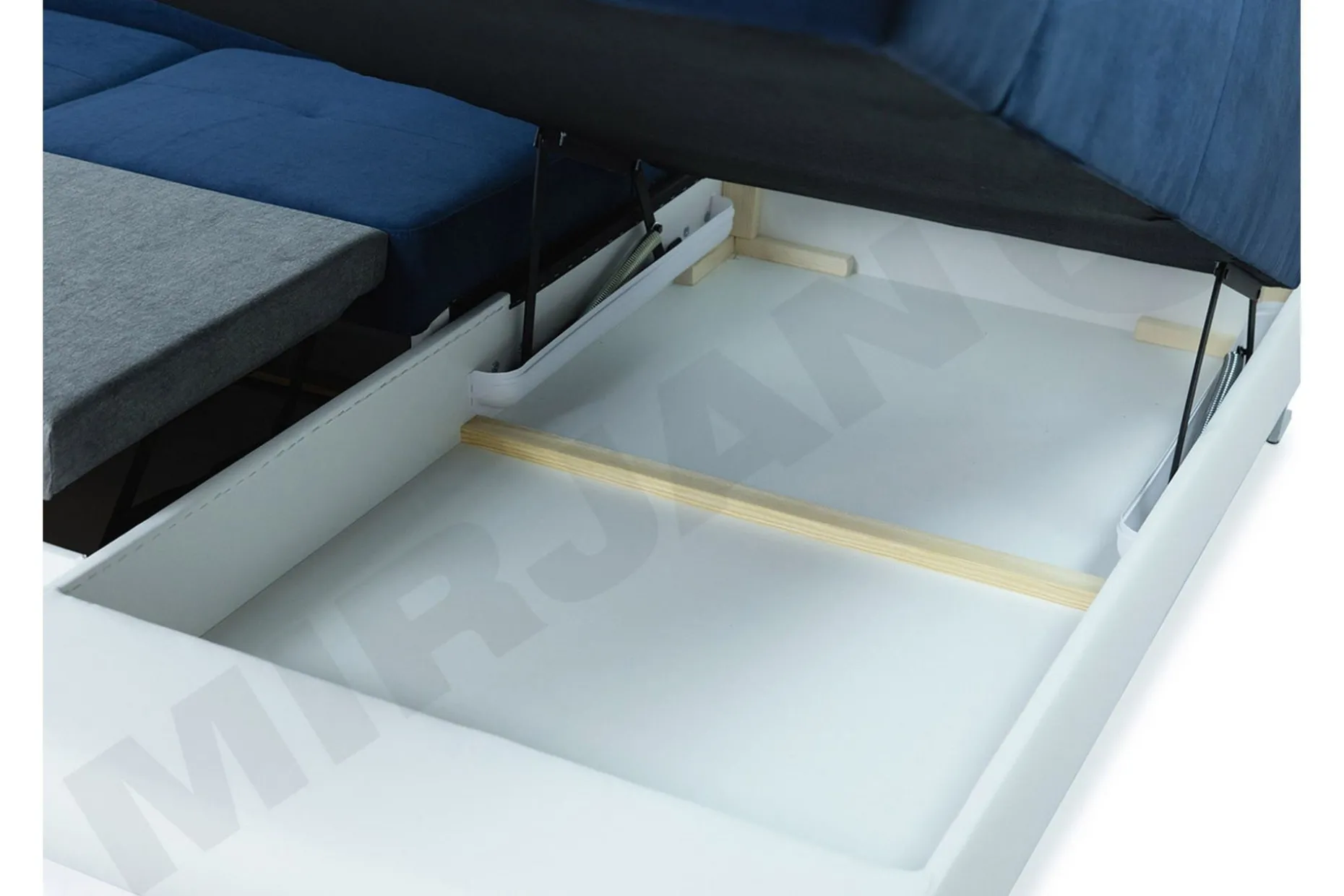 Reginia Bäddsoffa m. Divan och Schäslong Förvaring 4-sits