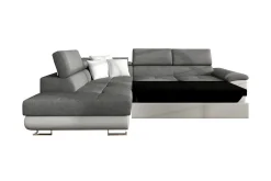 Reginia 3-sits Hörnbäddsoffa White