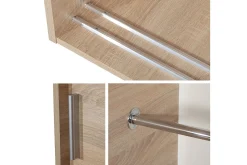 Rejasia Garderob med Spegel 120 cm
