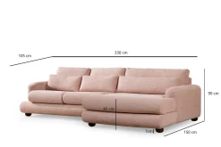 Relento Soffa m. Divan 3-sits