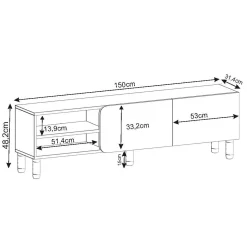 Relento Tv-bänk 150 cm