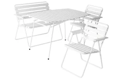 Retro Cafébord Utomhus 120 cm Trä