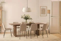 Richeto Matbord 240 cm med 8 Katy Matstolar