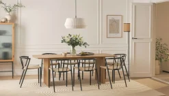 Richeto Matbord 240 cm med 8 Winston Matstolar