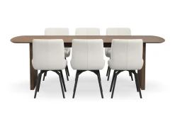 Richeto Matgrupp 240 cm med 6 Mora Snurrstolar