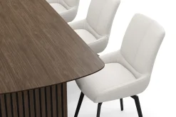 Richeto Matgrupp 240 cm med 6 Mora Snurrstolar