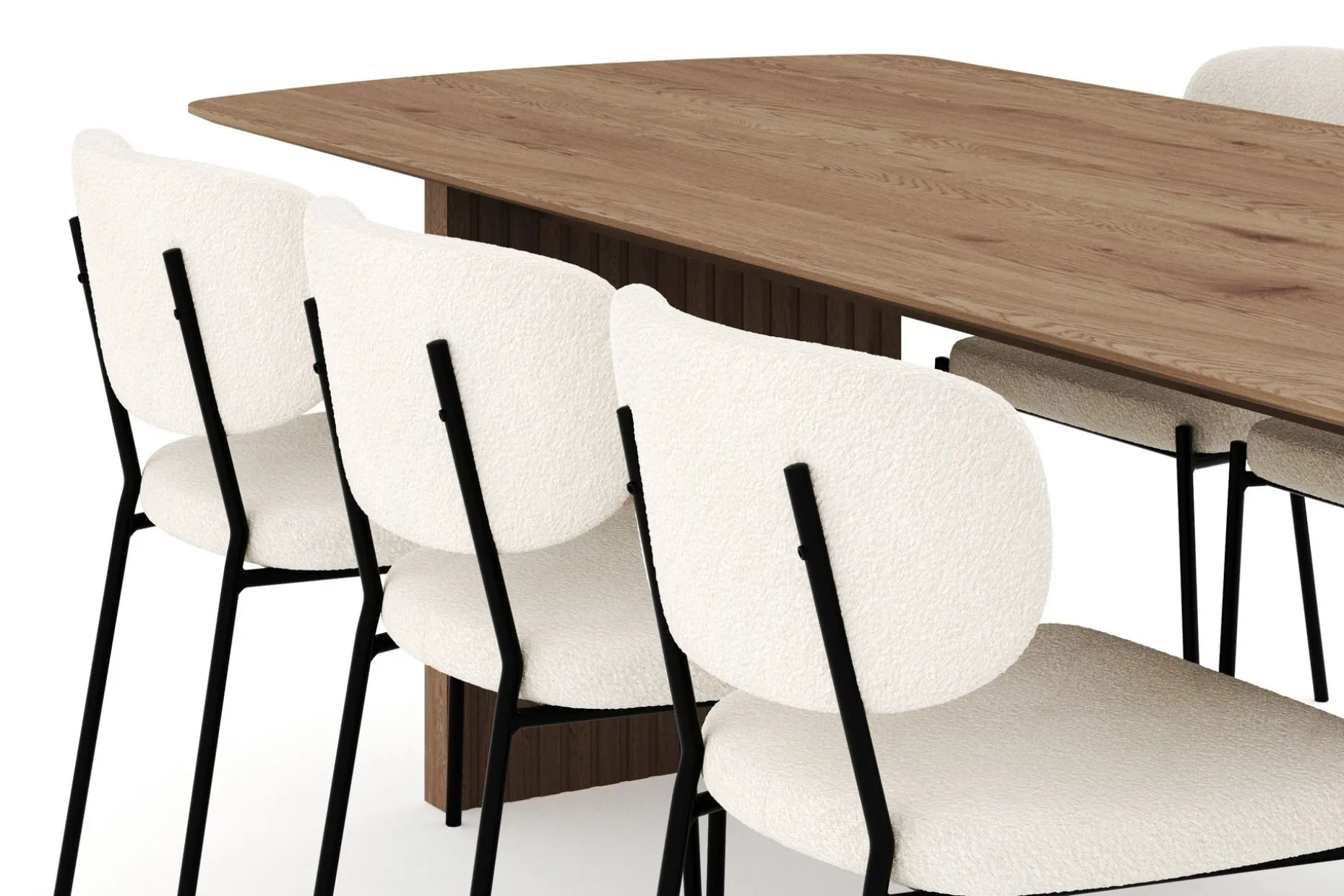Richeto Matgrupp 240 cm med 6 Gemmiano Matstolar