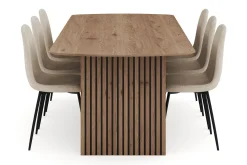 Richeto Matgrupp 240 cm med 6 Polar Matstolar