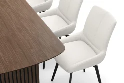 Richeto Matgrupp Rökt Ek 210 cm med 6 Mora Snurrstolar